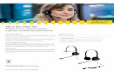 Jabra Biz 2300 QD Make every conversation a great …...Take your brand to a higher level with the power of better conver-sations. Jabra Biz 2300 is compatible with all leading desk