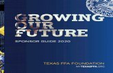 SPONSOR GUIDE 2020 - Microsoft 2020 Sponsor Guide.pdfStudent / Frisco – Liberty FFA FFA leadership development, coupled with a wide-range of practical, hands-on experience in various