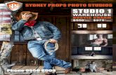 SYDNEY PROPS PHOTO STUDIOS STUDIO 1 · PROPS Sydney Props Photo Studios has the full resources of Sydney Props Specialists, including Access to Props, set design and construction,