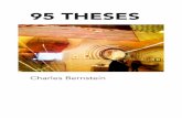 95 THESES - University of Colorado Boulder Theses.pdf · 2017-04-07 · 95 THESES 9 61. Lyric Theory: The spouting of a whale is freer than the lyric of most poets. 62. Coming before