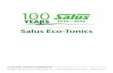 Salus Eco-Tonics · Salus Calcium Liquid offers an eas-ily absorbed liquid solution designed to address the many issues associated with calcium deficiency. Despite the abundance of