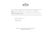 Air Navigation Order (ANO) For Aeronautical Communication …caab.gov.bd/ano/anocoma2.pdf · 2016-08-16 · Aeronautical fixed telecommunication network (AFTN). A worldwide system