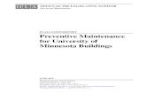 EVALUATION REPORT Preventive Maintenance for University of ... · 2.7 Types of Preventive Maintenance Tasks 28 2.8 Examples of Preventive Maintenance Tasks 29 2.9 Work Orders by Maintenance