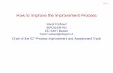 How to Improve the Improvement Process10-HowToImproveTheImprovementProc… · Karol Frühauf INFOGEM AG CH-5401 Baden Karol.Fruehauf@infogem.ch Chair of the ICT Process Improvement