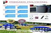 PREMIER POLYSTEEL€¦ · Security bolt and bit, washer, self-locking nut, and thread locker. PREMIER POLYSTEEL The Best Commercial Outdoor Furniture Available. Period.