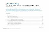 GLOBAL INFORMATION SERVICES DATA POLICIES · Market Data (AMD) as part of the Nordic Derivatives TotalView Entitlement. Commodities Recipients of Commodities TotalView ITCH can get