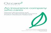 An insurance company who cares - Auto & General · Insurance and Ozicare Accidental Death Insurance and provides important information about maintaining timely premium payments, requesting