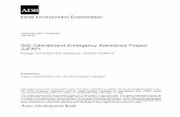 Initial Environment Examination · 2016-07-14 · Initial EnQironmental Examination (IEE) June 2016 India: Construction of one MPH cum Rescue Centers at HelipadsCHeliports at Dakpathar
