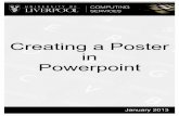 Creating a Poster in Powerpoint · Working with Excel Insert a Chart into a PowerPoint slide In this example, there is an Excel file with some data and a chart on the same worksheet.