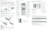 Quick reference guide - handset Quick reference guide ...€¦ · Quick reference guide - handset Step 1 ... When the handset is not into a power outlet not in use, press to show
