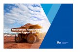 Earth Resources Regulation Performance Report …...Pag5 Licences and Variations approved by ERR in 2017/18(Q2) KPI 2 Ensuring Äompliance FY 2017 Q3 FY 2017 Q4 FY 2018 Q1 FY 2018
