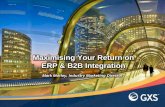 Maximising Your Return on ERP & B2B Integration · 2017-08-24 · Changes to B2B Integration Strategy as a Result of Changes to ERP System 59%. 35% 25% 12%. 11%. Consolidating multiple,