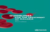 GUIDELINES - WHO · The life cycle of the malaria parasite in the host, from merozoite invasion of red blood cells to schizont rupture (merozoite ring stage trophozoite schizont merozoites).