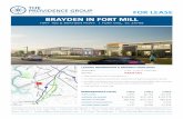 BRAYDEN IN FORT MILL - Providence Group · Graystone Plaza Baxter Village Kingsley ZOOMED SITE PLAN 4 9 M B AILABLE ±1,040 SF TES ± 1 AC OUTPARCEL AILABLE 106 101/102 101 103 104