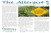 The Allergistallergy.epiokc.com/wp-content/uploads/Allergist-2017-Fall.pdf · and goldenrods, marigolds, zinnias, sunflowers. Common ragweed plants only live for one season. Each