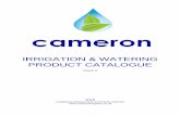 Irrigation & Watering Product catalogue Catalogue 2018.… · Irrigation & Watering Product Catalogue Welcome to Cameron Irrigation: Cameron Irrigation Systems is a family run business
