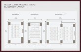 FRASER SUITES AKASAKA, TOKYO CLASSROOM LAYOUT · CLASSROOM LAYOUT Layouts are not drawn to scale. Actual layout may vary. Meeting Room 1 Meeting Room 2 Meeting Room 1 & 2 10.5m (31.5ft)