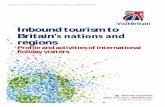 Inbound tourism to Britain regions · Key Insights In total the UK welcomed just over 31 million visits from overseas in 2012, and visitors spent £18.6 billion here. Of these visits