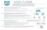 ASSURE PLATINUM - Amazon Web Services · Apply at least 0.5 µL of blood to sample application tip. mg/dL am mg/dL am mg/dL am If you need further assistance with your Assure Platinum