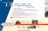 The Age of Exploration - Capital Area School for the …...The Age of Exploration 1500–1800 Key Events As you read this chapter, look for the key events of the Age of Exploration.