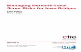 Managing Network-Level Scour Risks for Iowa Bridges...agencies to develop a risk-based approach in managing their bridge networks. For Iowa bridges, scour risk has been the primary