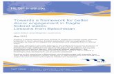 Towards a framework for better donor engagement in fragile ... · Towards a framework for better donor engagement in fragile federal states 2 1. Introduction Working in federal states