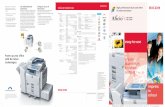 SO4663 Brochure MPC2800and presentation material with the systems’ booklet ﬁ nisher. Make your complex tasks easy Designed to simplify your daily workﬂ ow, the MP C2800/MP C3300