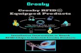 Crosby RFID Equipped Products · 213 25t & Larger TT-1 5/8” Plug Pin, headed end E 215 25t & Larger TT-1 5/8” Plug Pin, headed end E 2130 25t & Larger TT-1 5/8” Plug Pin, headed