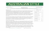 A NATIONAL BULLETIN ON ISSUES IN AUSTRALIAN STYLE AND ... · 1 AUSTRALIAN STYLE 18.1 SEPTEMBER 2011 ISSN 1836-9200 (Online) A NATIONAL BULLETIN ON ISSUES IN AUSTRALIAN STYLE AND ENGLISH