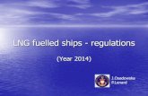 LNG fuelled ships - regulations - GoLNG | Main page fuelled ships... · 2014-10-24 · LNG fuel quality - specification Typical LNG gas composition in volume(Res.MSC.285(86)) •Methane