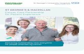 ST GEORGE’S & MACMILLAN · 2 3 ACKNOWLEDGEMENTS ... co-design at its heart. People affected by cancer, St George’s staff, local community representatives, primary care and Macmillan