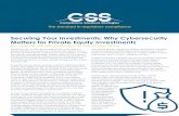 Securing Your Investments: Why Cybersecurity Matters for ... · cybersecurity industry certifications and have been assisting advisers and investors for over a decade in identifying