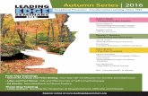 Autumn Series 2 016 - Leading Edge Seminars · dynamic, interpersonal, intergenerational, and cultural ... • Ways to incorporate interpersonal neurobiology in your practice, with