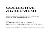 Collective Agreement Template SIGNATURES Care...bulletin board. ARTICLE 6 - UNION REPRESENTATION 6.01 The Union may elect or appoint up to four (4) Union stewards. A steward will be