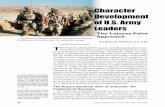 Character Development of U.S. Army Leaders · 2013-10-31 · character development is based on three important doctrinal assumptions about how soldiers, and specifically leaders,