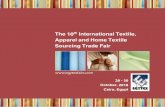 The 10th International Textile, - SBA Management …...Welcome Note The Organizing Committee of “Egytex” Trade Fair is pleased to welcome visitors to “The 10th International