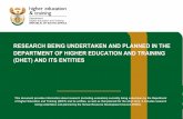 RESEARCH BEING UNDERTAKEN AND PLANNED IN THE …. Research being... · 2016-04-08 · This document provides information about research (including evaluation) currently being undertaken