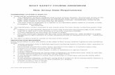 BOAT SAFETY COURSE ADDENDUM New Jersey State … · 2006-05-03 · New Jersey State Requirements Page 3 of 15 Pages VALIDATION DECAL 1. The validation decal shall be placed on each