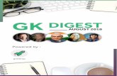 5 P a g e · 2 | P a g e Monthly GK Blaster August 2018 Dear readers, Monthly GK Blaster is a collection of Current Affairs news and events that occurred in August 2018.This file