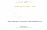 CATALOGUE NOS FORMATIONSformationdupresent.fr/images/programmes/CATALOGUE... · 2017-06-28 · 1 Formation du Présent 88 AV Paul Vaillant Couturier – 94400 Vitry Sur Seine N°