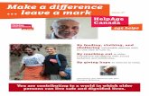 Make a diﬀerence … leave a mark - HelpAge Canada · 2020-02-18 · Make a difference leave a mark 44 752 3 THANKS TO YOU, through the Sponsor A Grandparent Program, 28 destitute