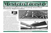 SOCIETY OF AMERICAN FORESTERS Western Forester · The 2015 International Building Codewas the first edition to recognize and provide specifications for cross-laminated timber (CLT),