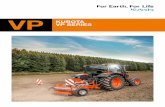 VP KUBOTA · 12 VP SS Versatile and flexible for various crops and sowing method The VP series is the perfect precision drill for farmers who want seed often and split the crop into
