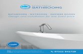 BATHROOMS - WETROOMS - SHOWER ROOMS …...WALK-IN BATHS ARE A COST-EFFECTIVE WAY TO TRANSFORM YOUR BATHING EXPERIENCE, IMPROVING SAFETY AND COMFORT WITHOUT THE NEED TO MAKE SIGNIFICANT