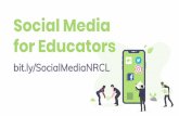 Social Media for Educators - California State University ... · Social Media Tips for Educators 14 Don’t connect directly with students. Create separate professional and personal
