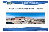 Local Government Debt Trends and Practices in New York State · 2 Local Government Debt Trends and Practices Local Government Debt Debt outstanding for all of the State’s counties,