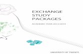 EXCHANGE STUDY PACKAGES - Bina Nusantaracms.binus.edu/datapage/file/io/2013/UTwente/UT... · offering a total of 420 rooms on- please visit and off campus. Prices range from approximately