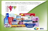 2012 IRI New Product Pacesetters - The Food Institute · 2018-02-27 · We are releasing this year‟s New Product Pacesetters report during the 2013 IRI Summit conference. This year‟s