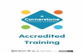 Accredited Training with CTA - Cornerstone · 2018-04-11 · Certificate What do you get on completion? An ILM Certificate is 13 credits. This qualification provides routes to further
