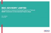 BDO ADVISORY LIMITED · A TYPICAL VILLA LEASE DEAL Villa lease deals offered by developers typically have one or more of the following features: 1.A long term lease of land i.e. for